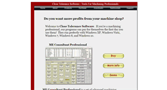 Desktop Screenshot of closetolerancesoftware.com